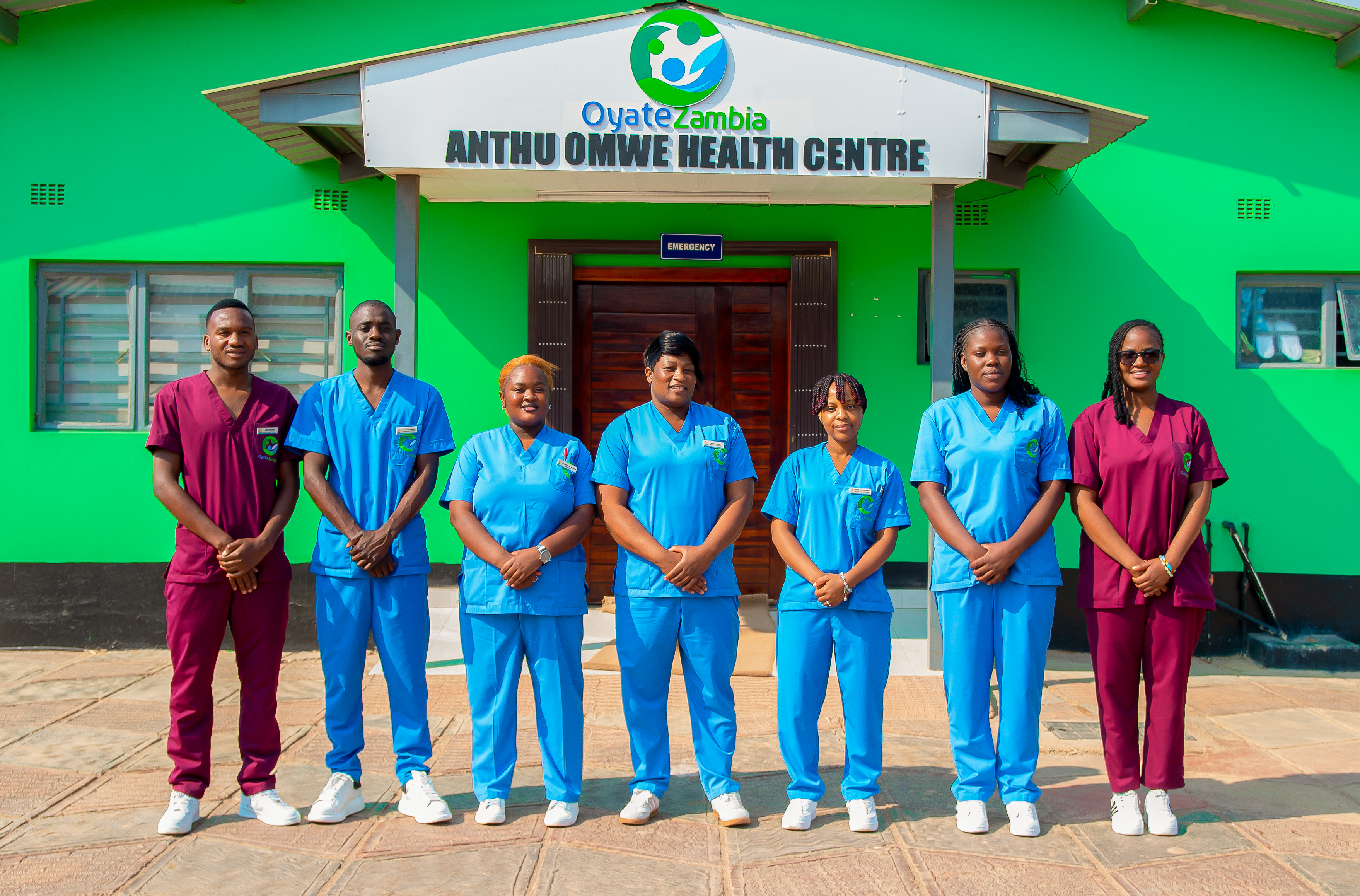 Front Desk at Anthu Omwe Health Center