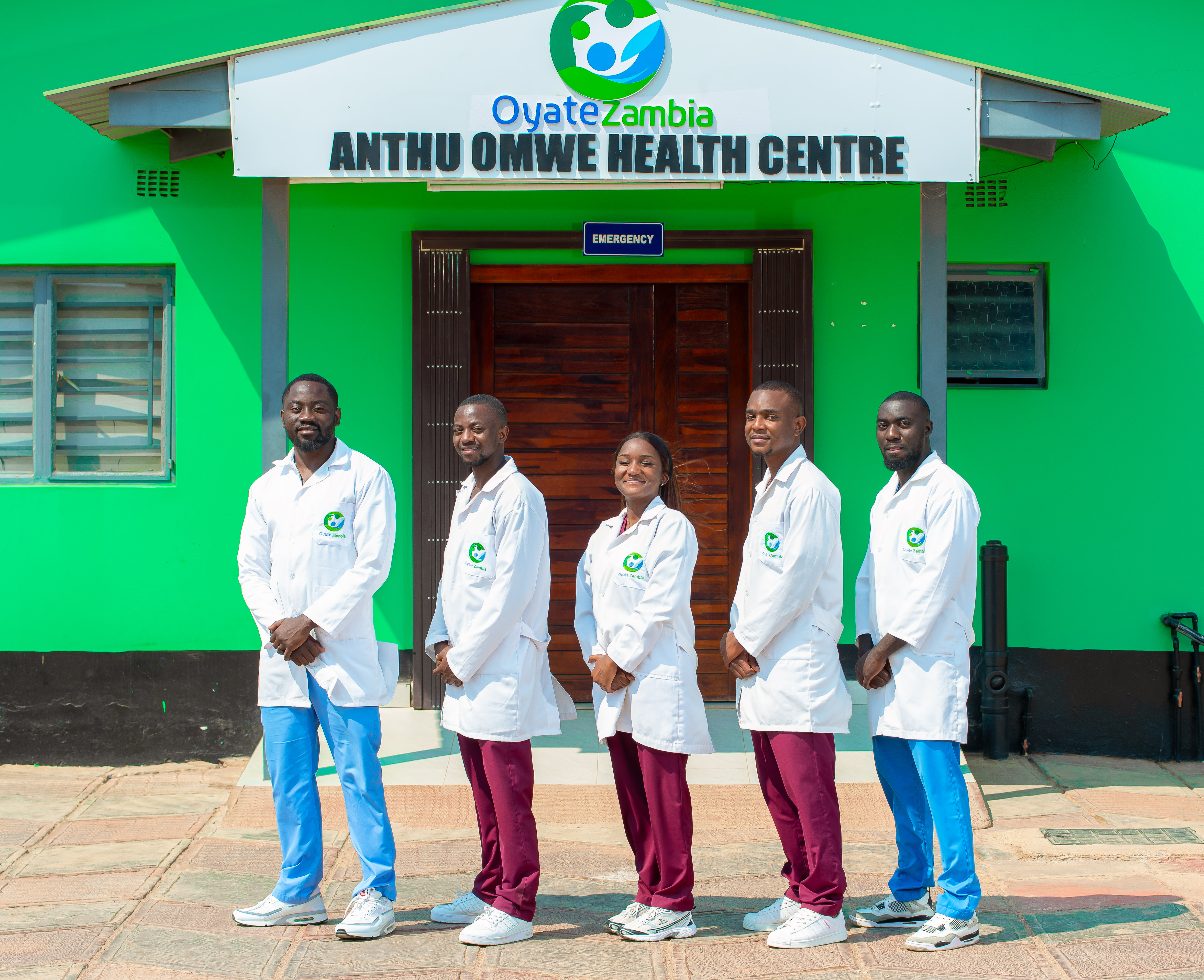 Laboratory Technicians at Anthu Omwe Health Center